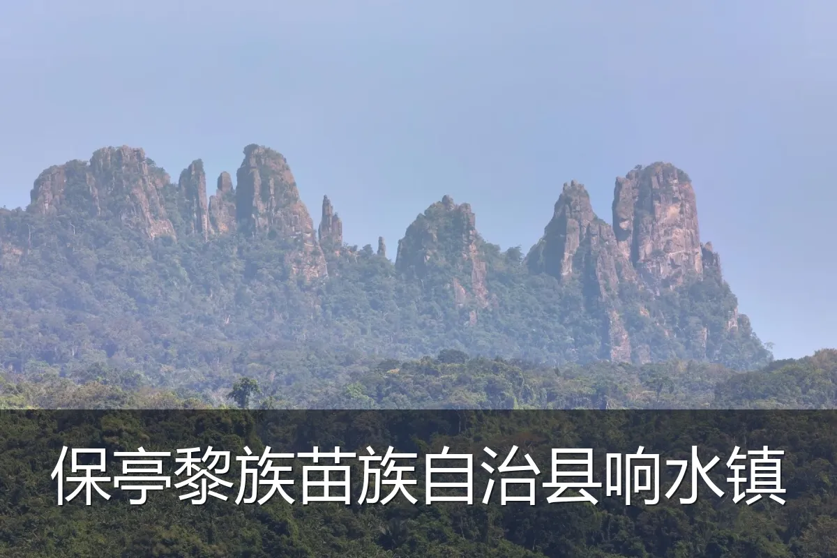 保亭黎族苗族自治县响水镇